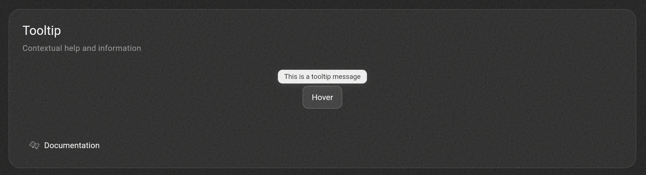 HuxTooltip Component