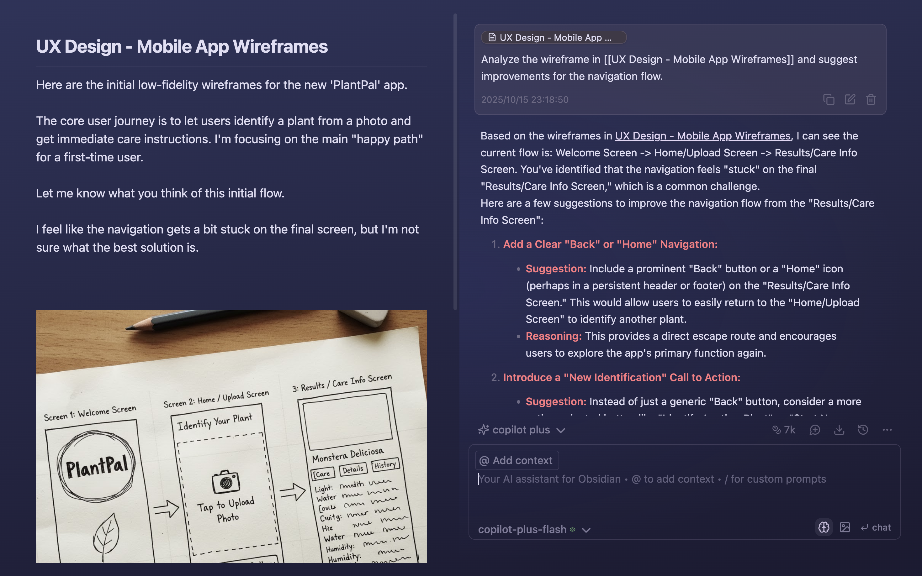 Product UI screenshot