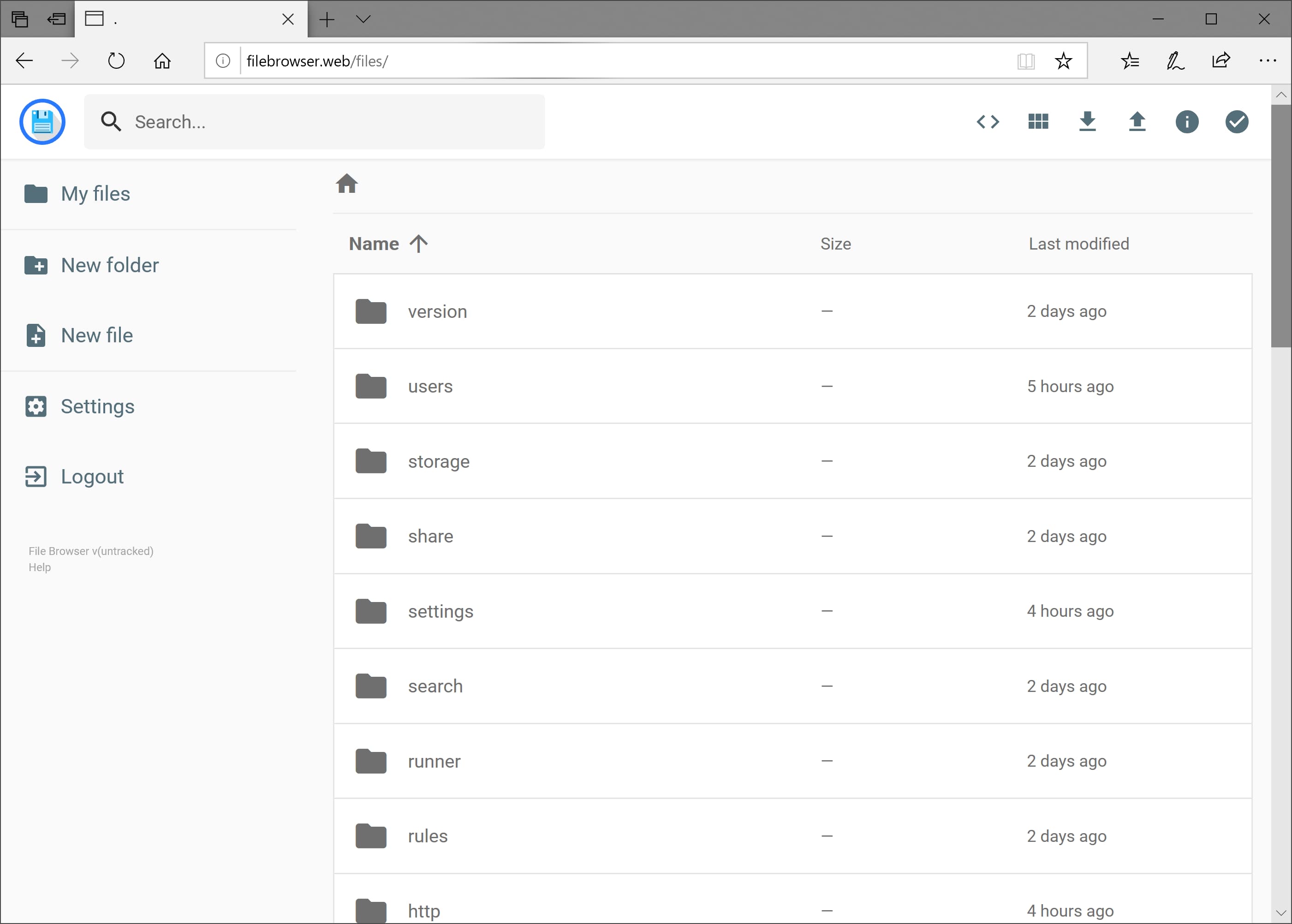 filebrowser image 3