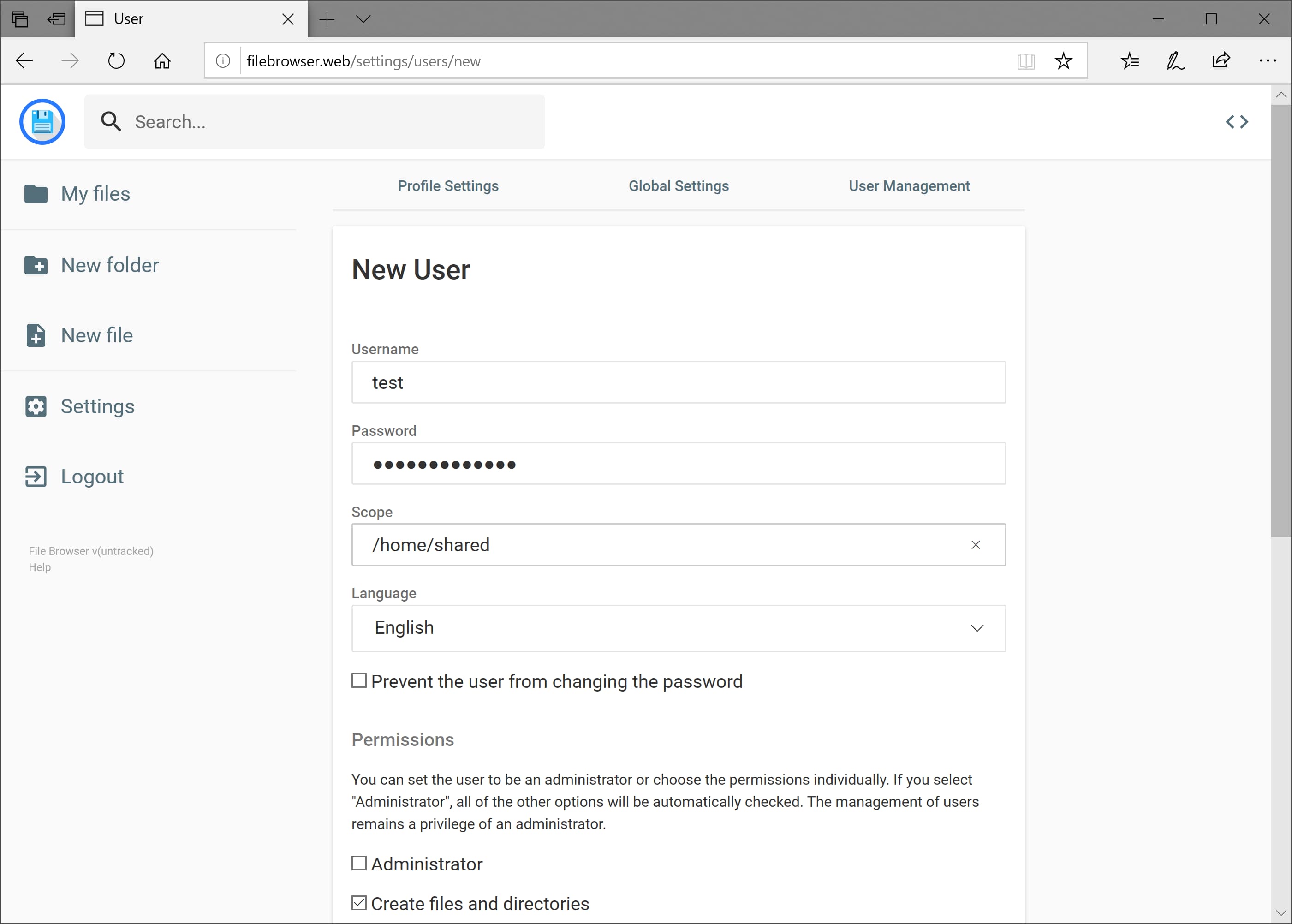 filebrowser image 2