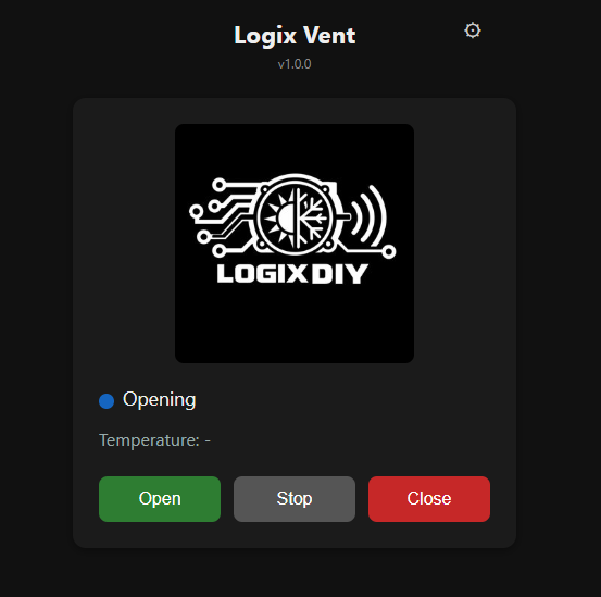 HVAC-Smart-Vent main page screenshot