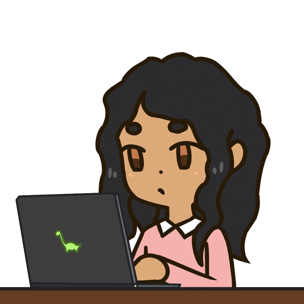 Coding girl