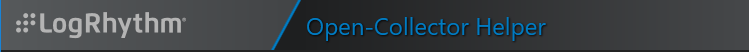 GUI for LogRhythm Open-Collector