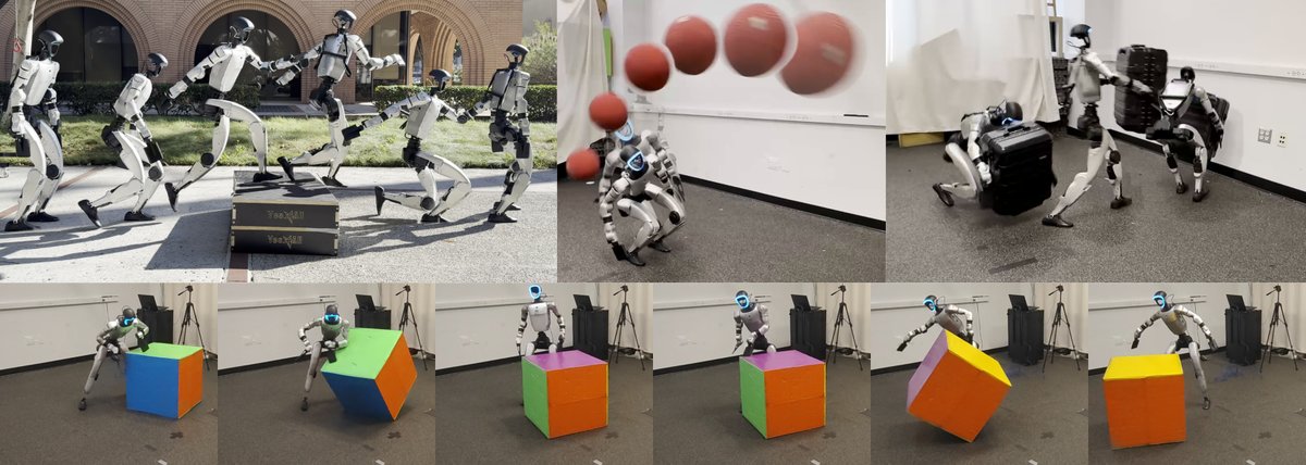 ViBe on a Unitree G1: stepping, dodging, carrying, cube reorientation