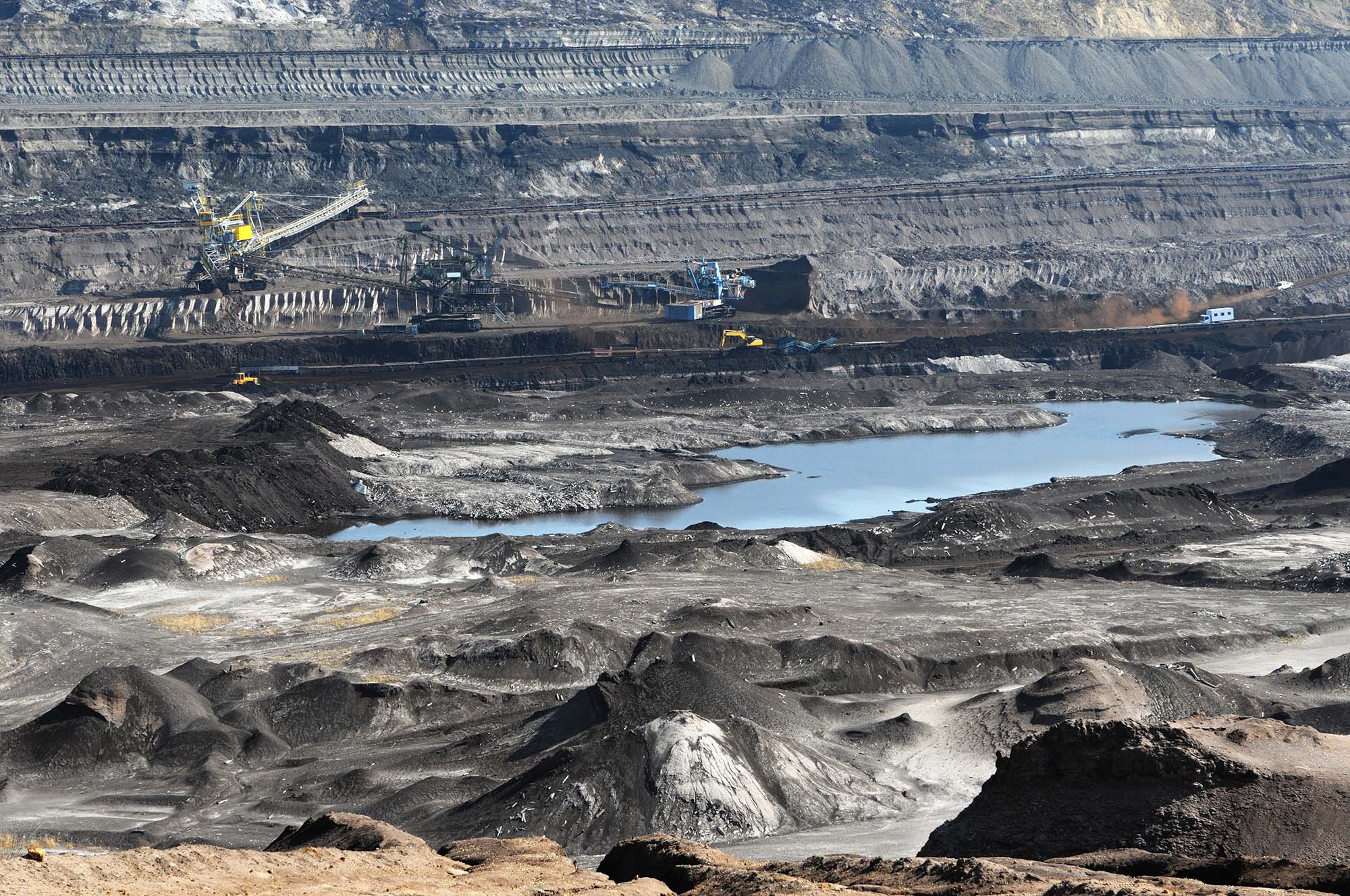 Coal mines in Australia.