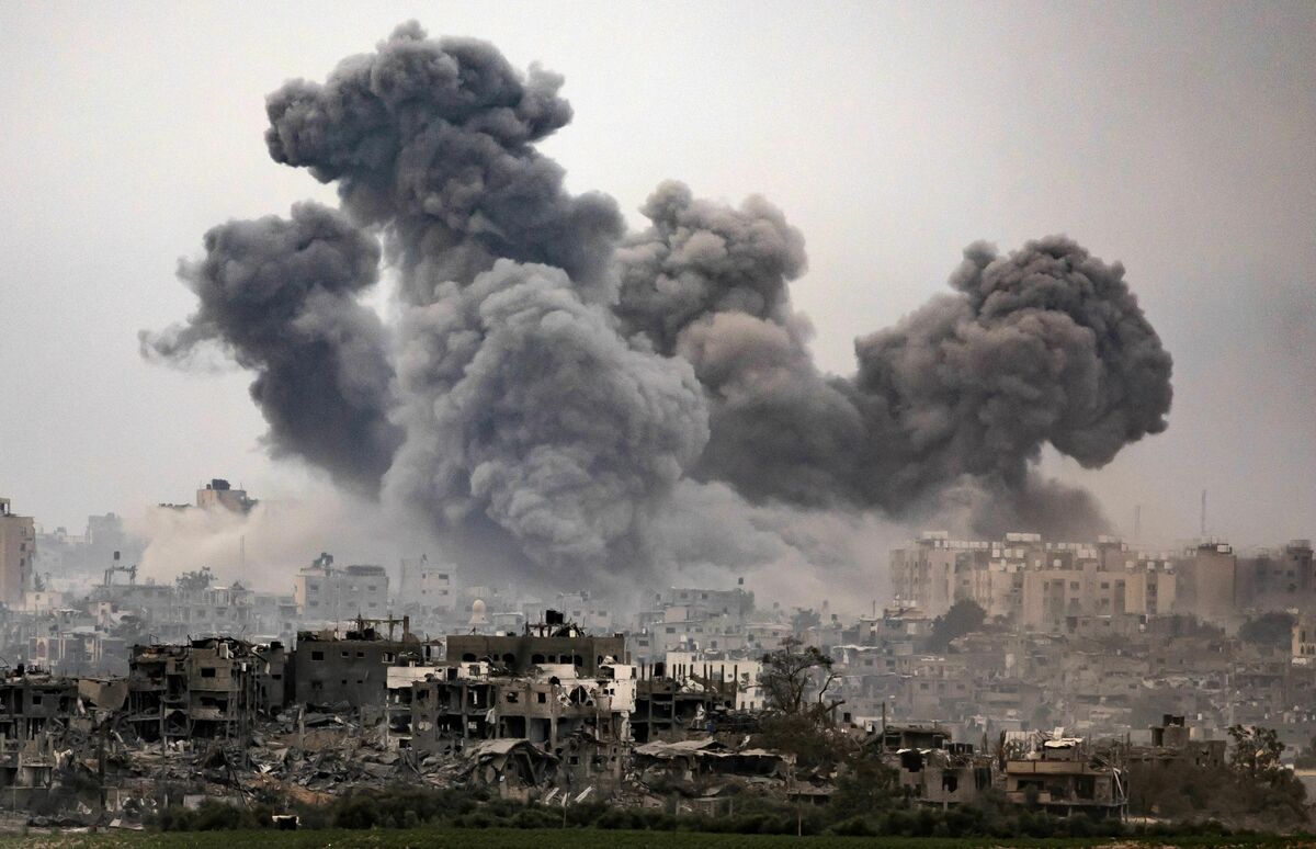 devastation of Gaza.