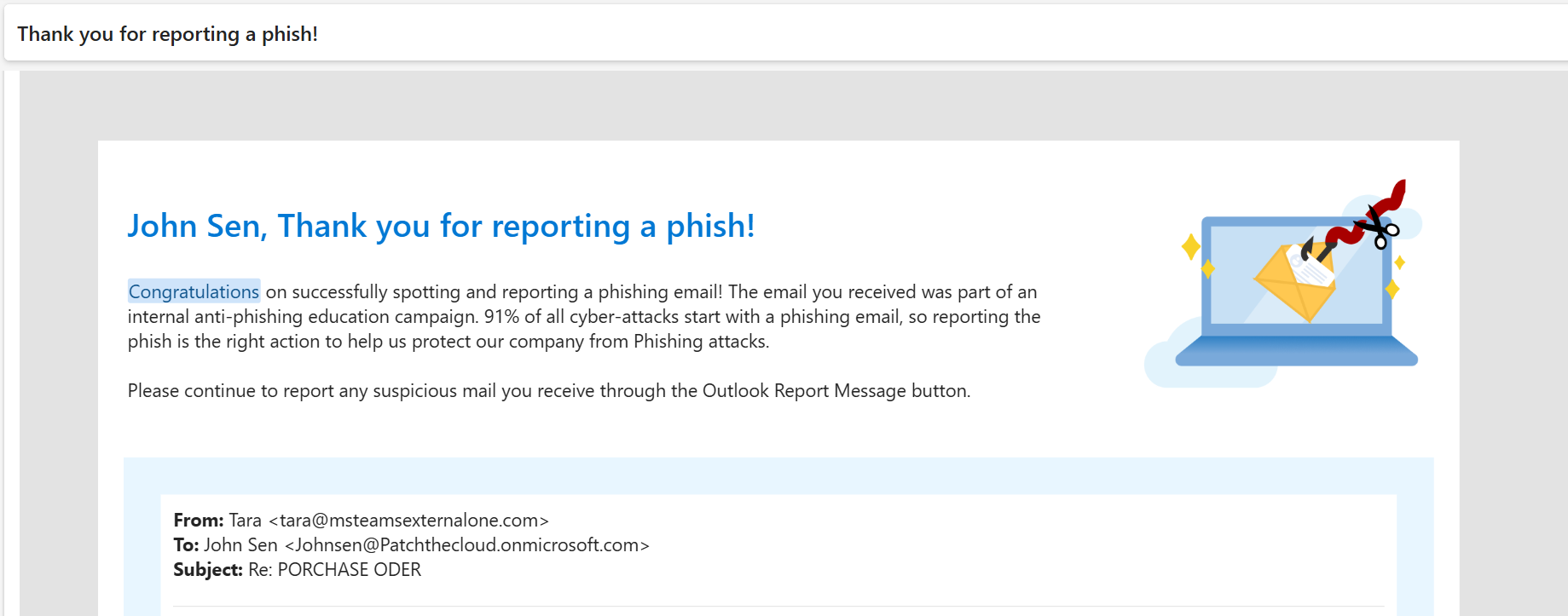 Report Phishing