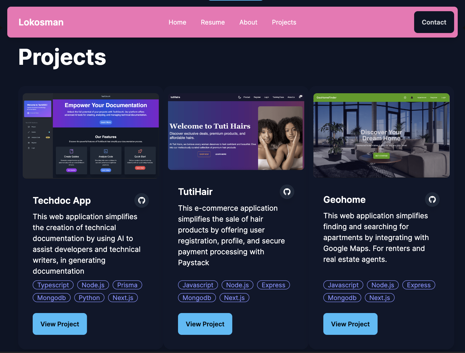 ProjectPage