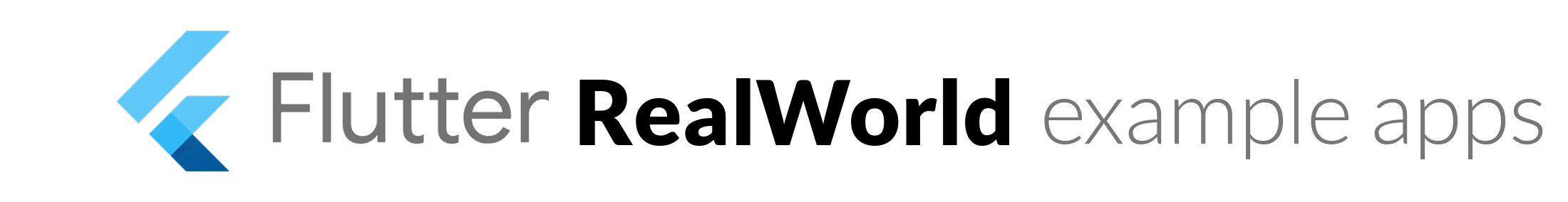 Flutter RealWorld Example App