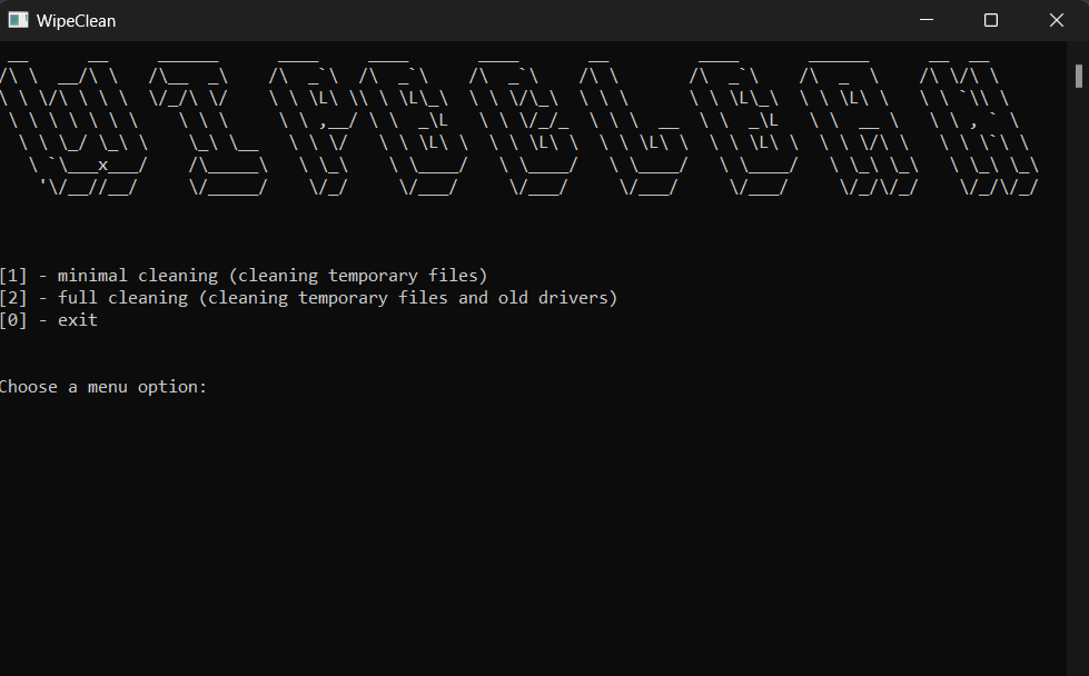 GitHub - pilgrim404/WipeClean · GitHub