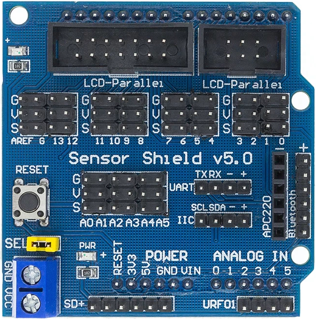 Arduino UNO sensor shield v5