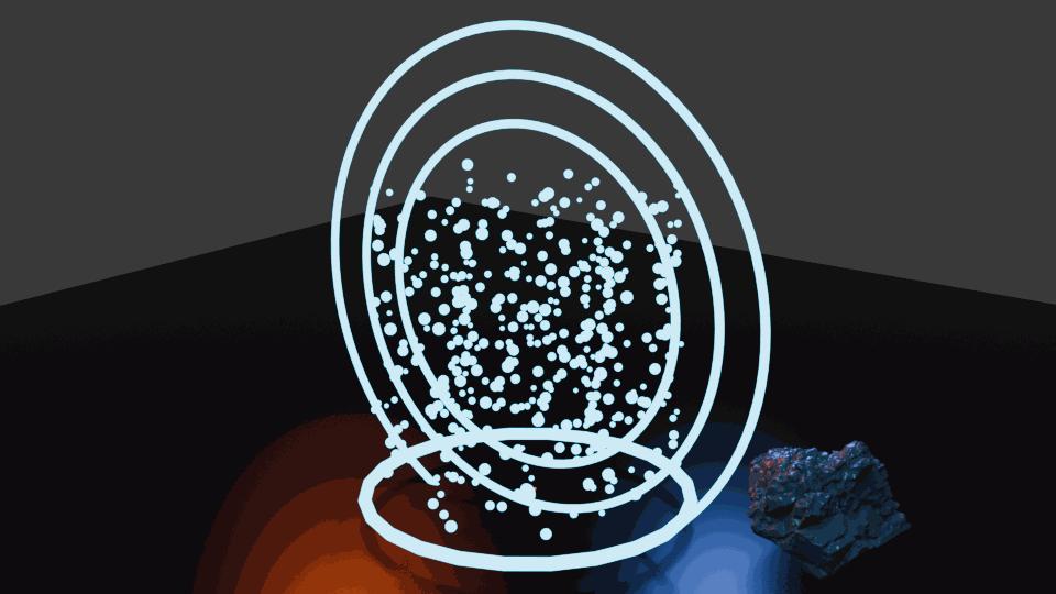 Maya to 3ds Max to Houdini to Blender animated portal showcase
