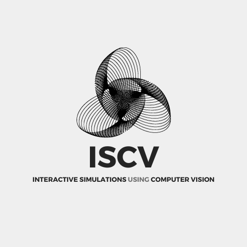 ISCV 'Interactive Simulations Using Computer Vision Logo'