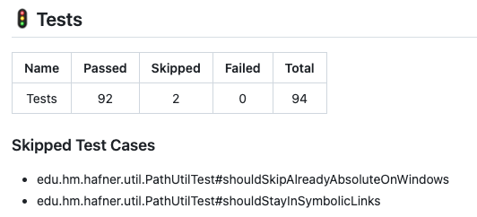 Test statistics