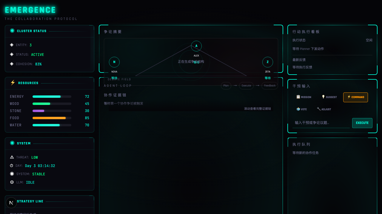 Screenshot of Emergence