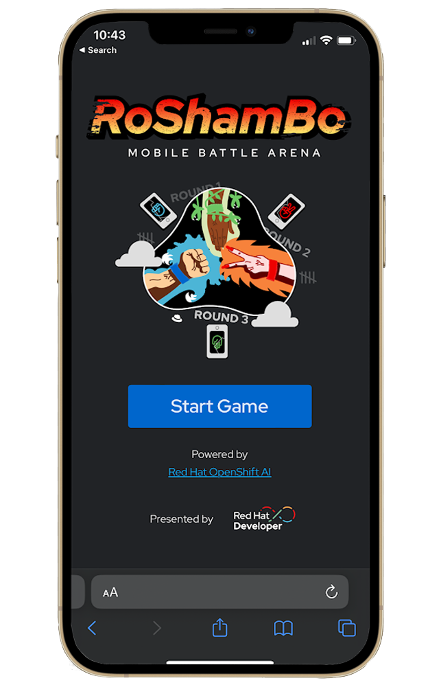 Roshambo on iPhone