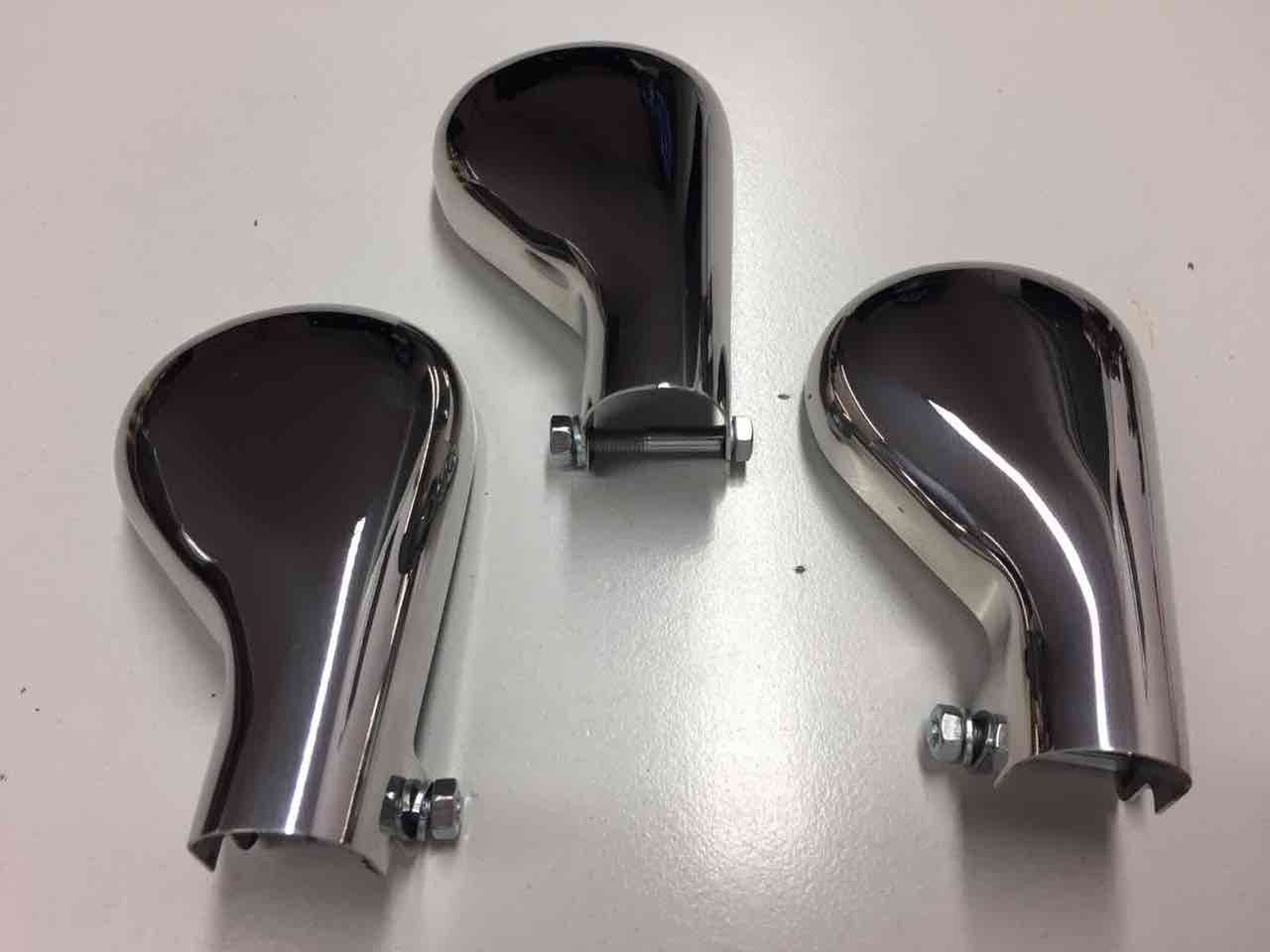 Terminale di scarico in acciaio per Topolino, Lancia e auto vintage