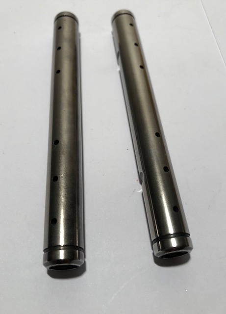 Set aste bilancieri in acciaio nitrurato con 2 tappi per Topolino