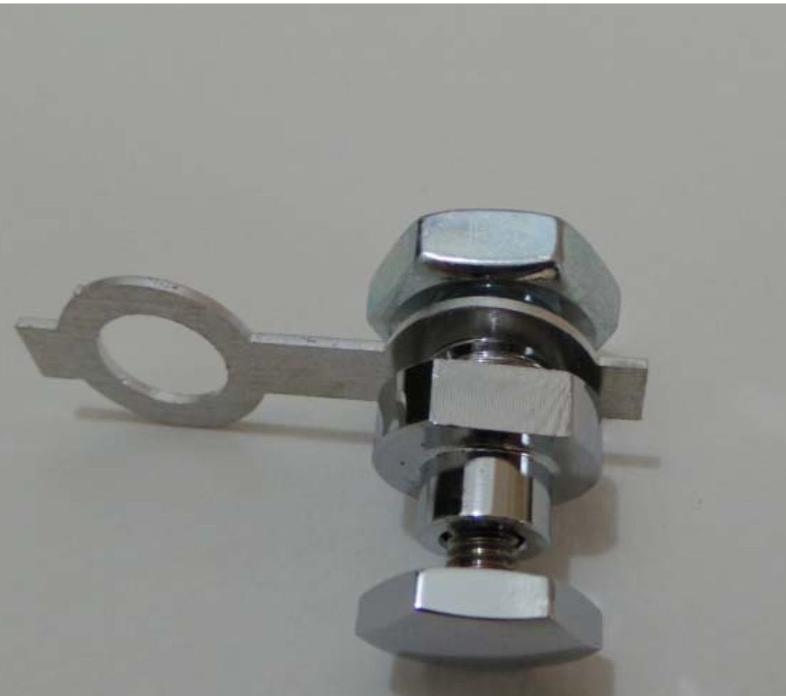 Kit fissaggio cappotta morbida Topolino con rondella, vite e dado in ottone cromato