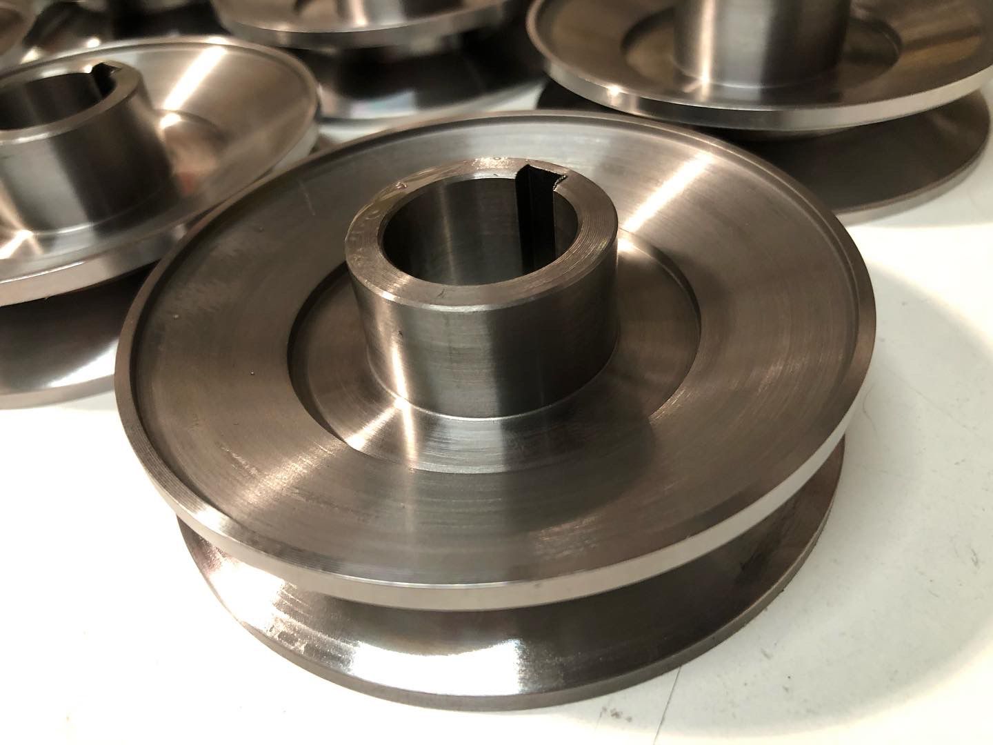 Puleggia inferiore monoblocco in metallo per Topolino A/B/C