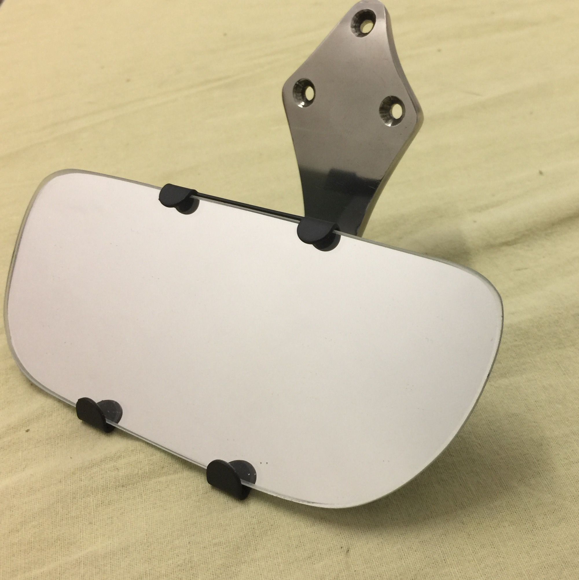 Specchio retrovisore interno Topolino A/Balilla con staffa inox