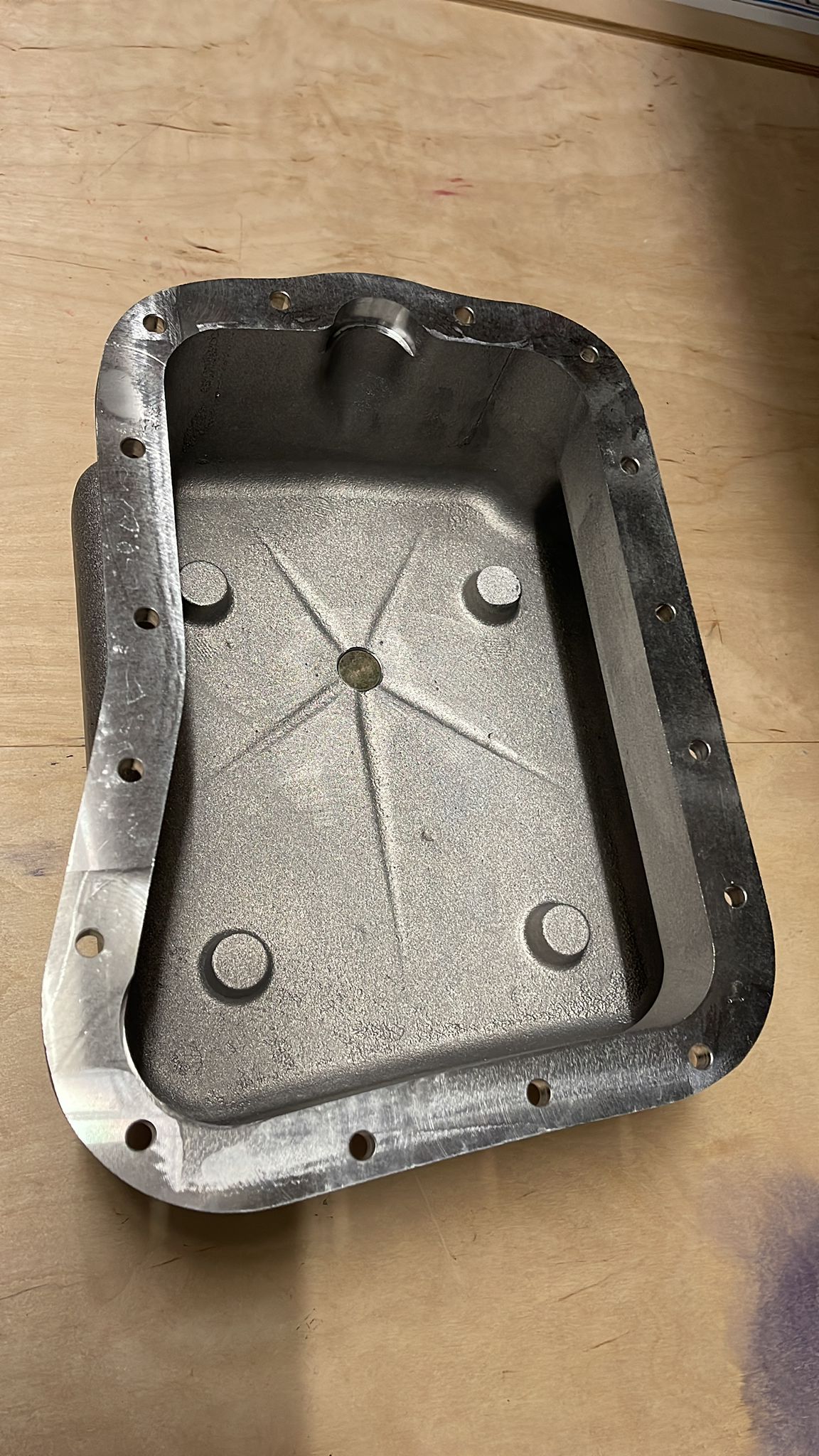 Coppa olio maggiorata 3 L in alluminio per Topolino A/B/C