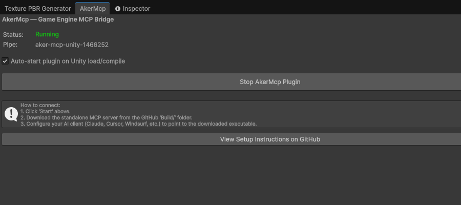 AkerMcp Editor Window