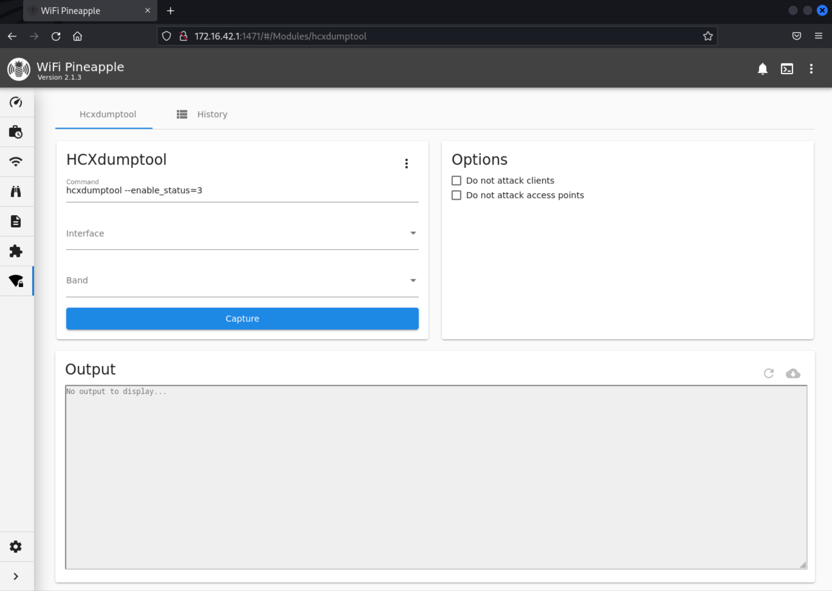 GitHub - lorenzoPrimi/wifipineapple-hcxdumptool: hcxdumptool module for ...