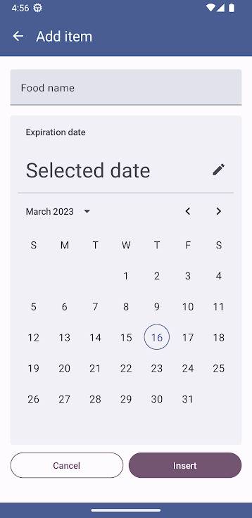 Screenshot 5 of Food Expiration Dates — opens full size