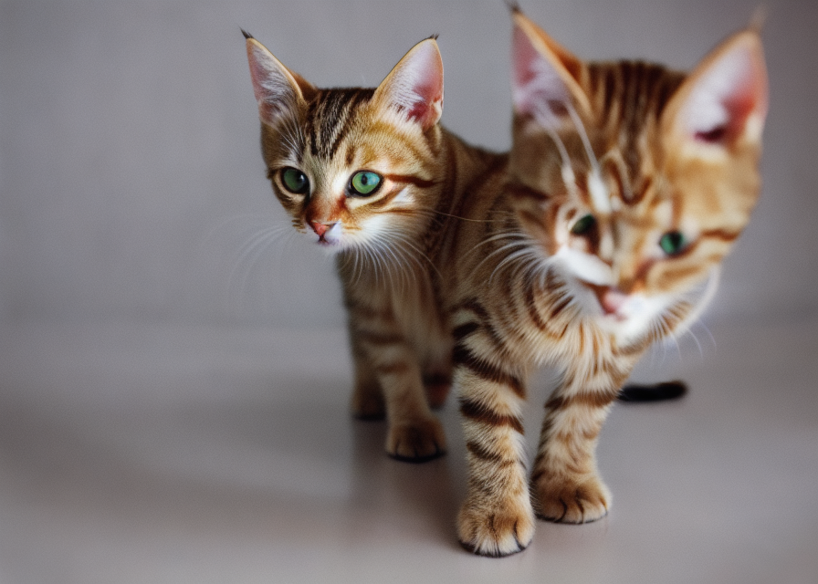 1 image with a blurry, mangled cat face, generated using dreamlike-photoreal-2.0 with the prompt, a cute, tabby cat