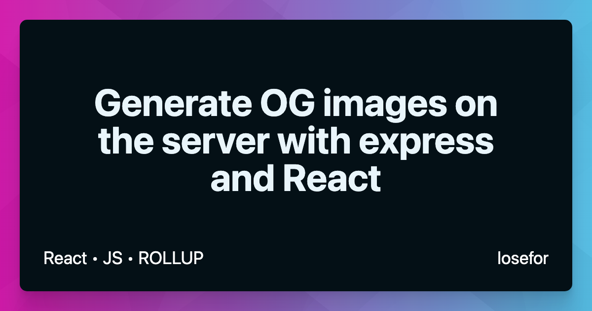 "Generate image by the server"