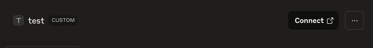 Screenshot of connecting to an integration to Claude