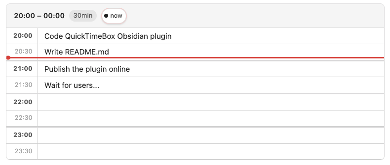 QuickTimeBox screenshot