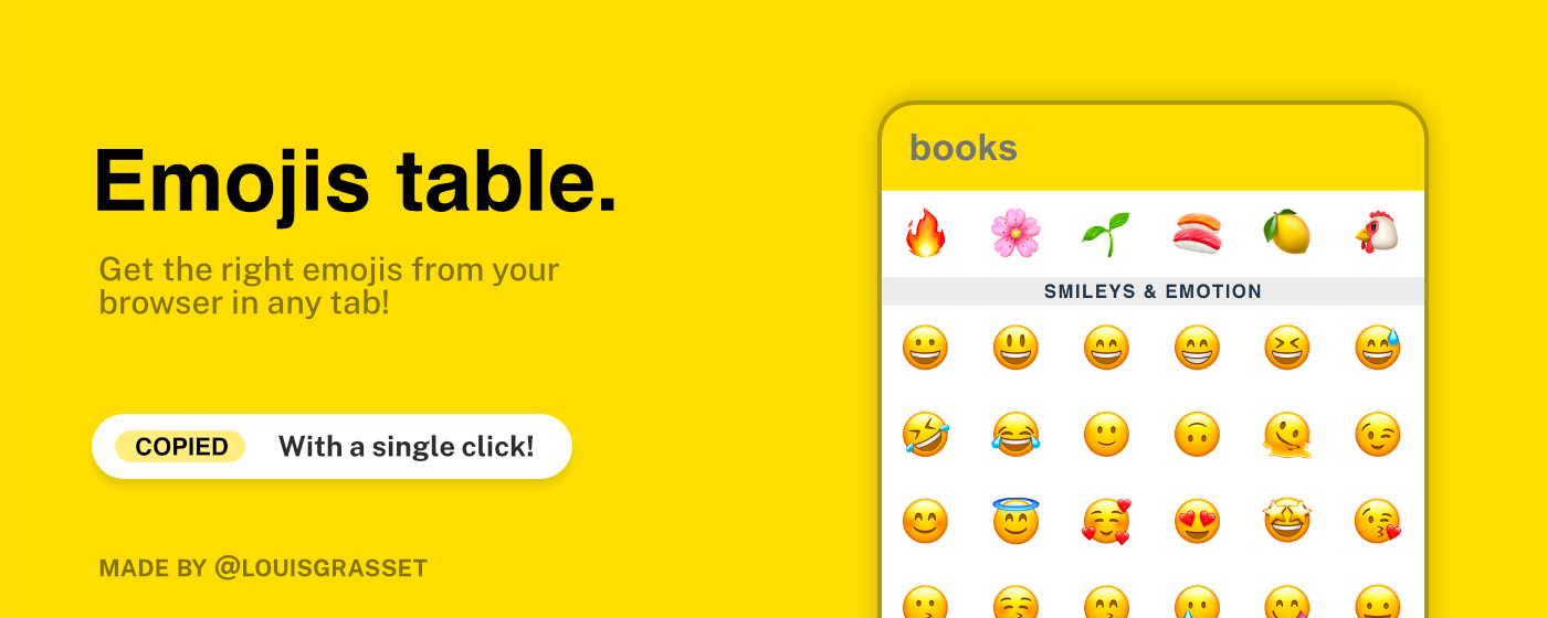 emojis-table screenshot large