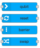 Qubit node palette