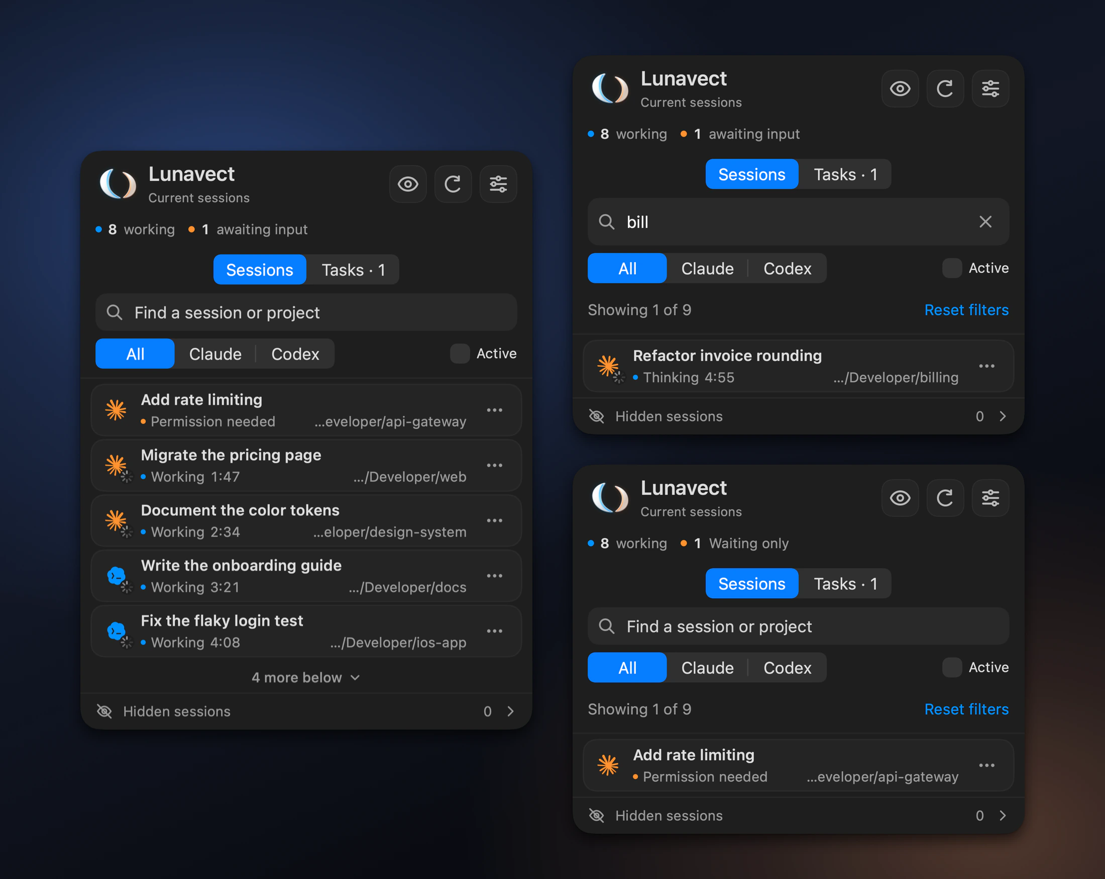 Lunavect screenshot 2