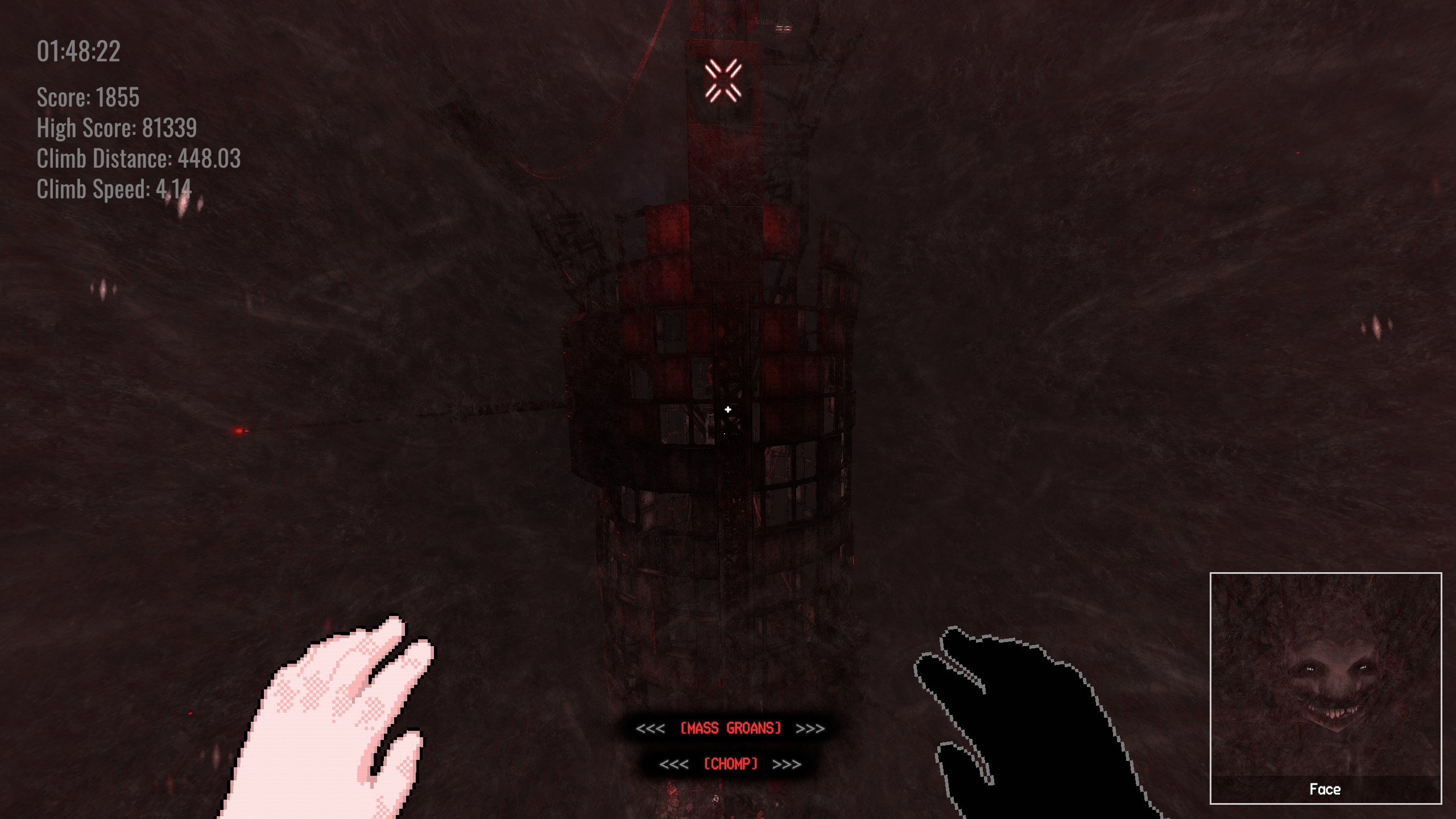FaceCam tracking a Face in the Endless Abyss