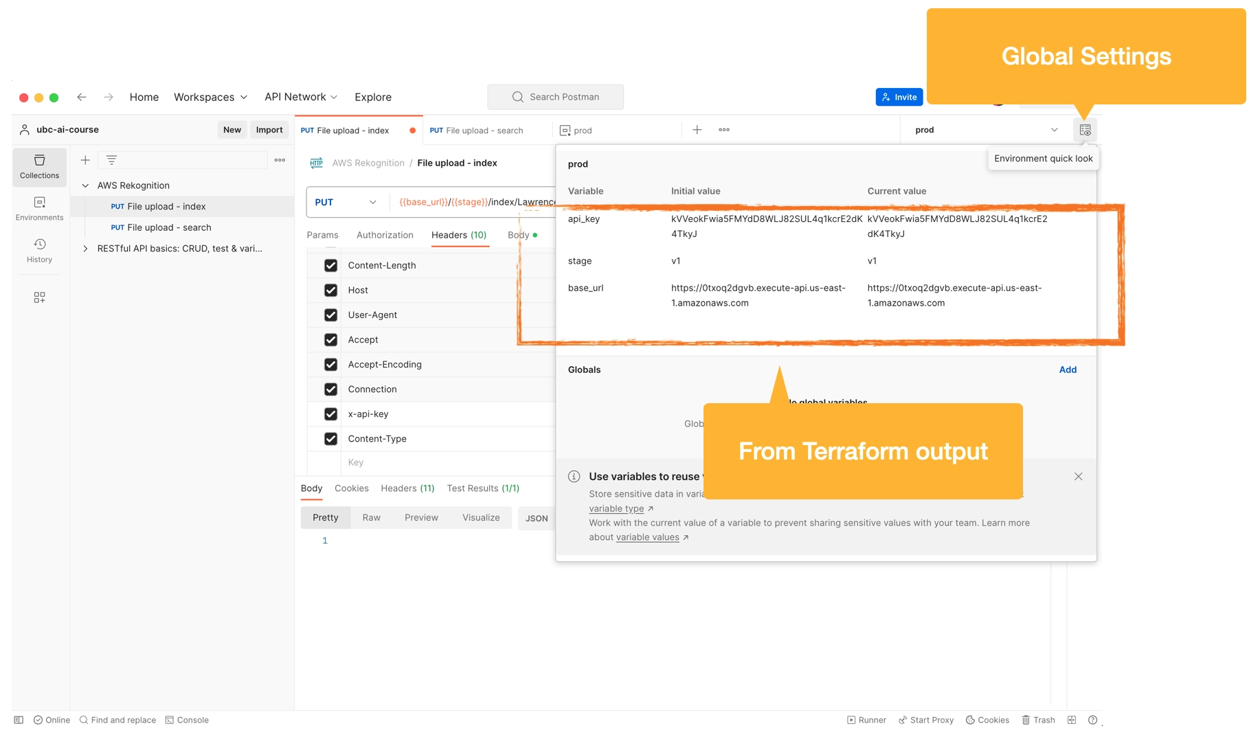 Postman Configuration