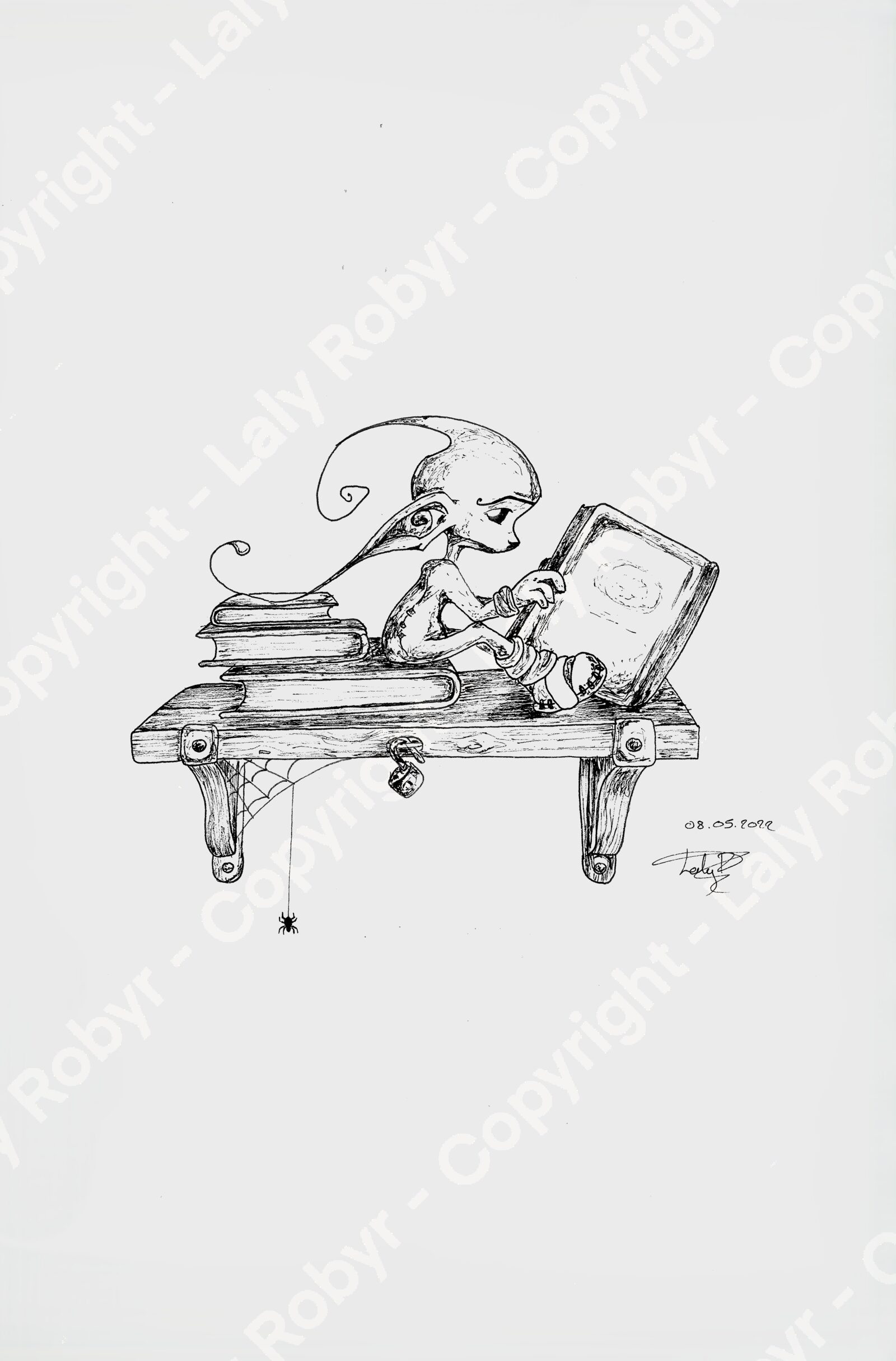Book Goblin reading