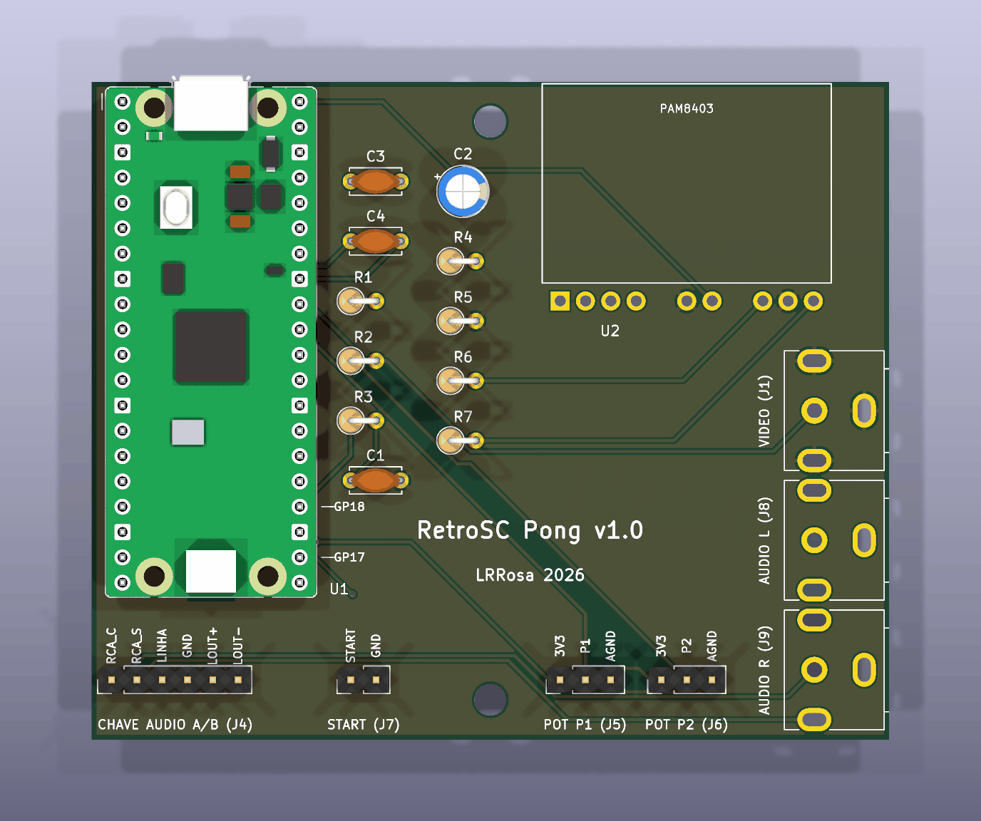 Retrosc pong, from the project README