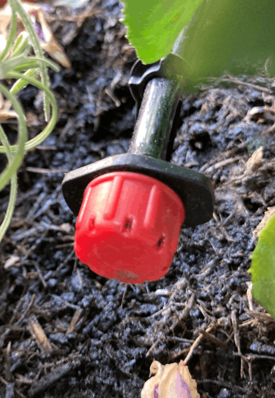 red micro drip valve