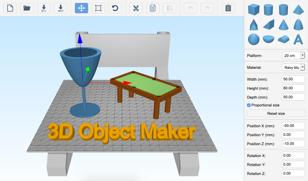 Recordar Abrazadera Derivar 3D Object Maker | 3DObjectMaker