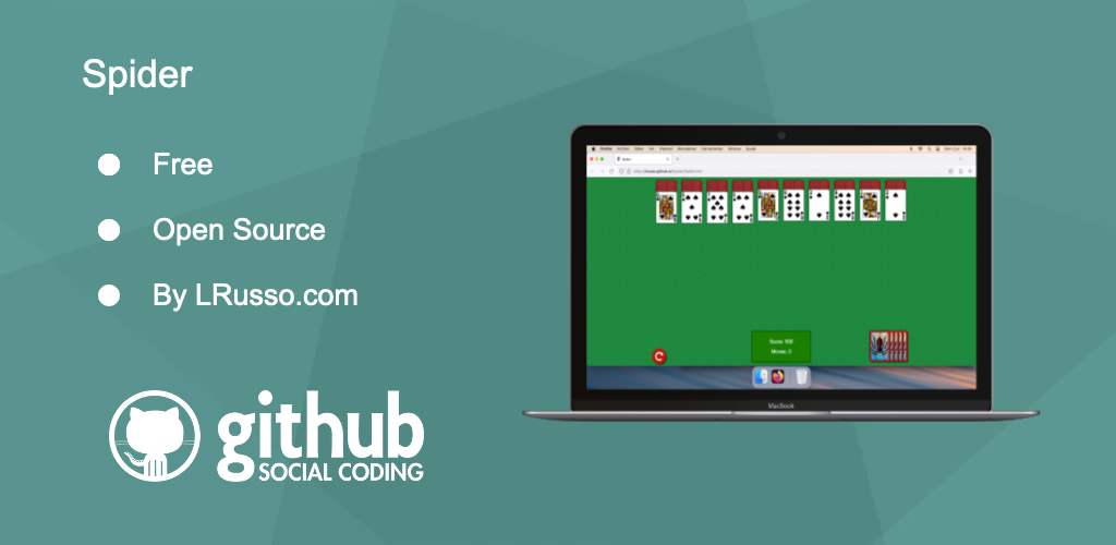 GitHub - lrusso/Spider: The Spider Solitaire developed in JavaScript