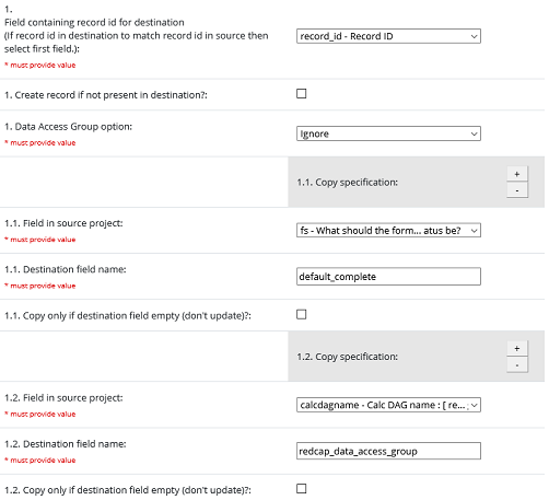 Copy on save config