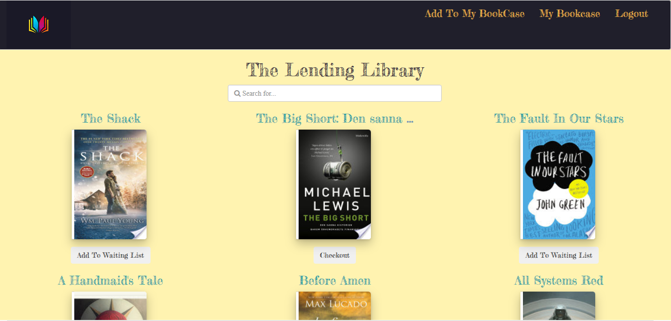 GitHub - lsimmons1832/LendingLibrary · GitHub