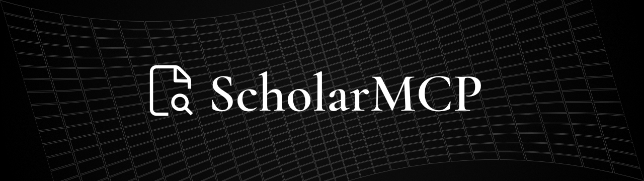 ScholarMCP banner