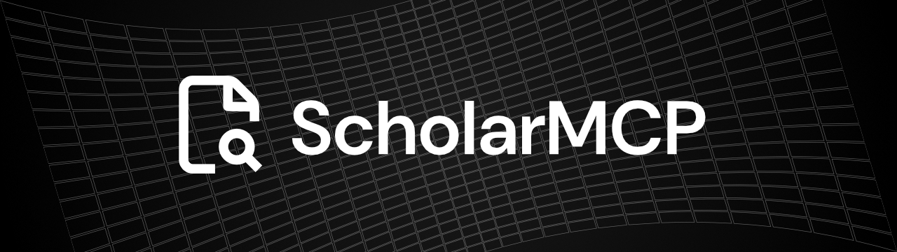 ScholarMCP banner