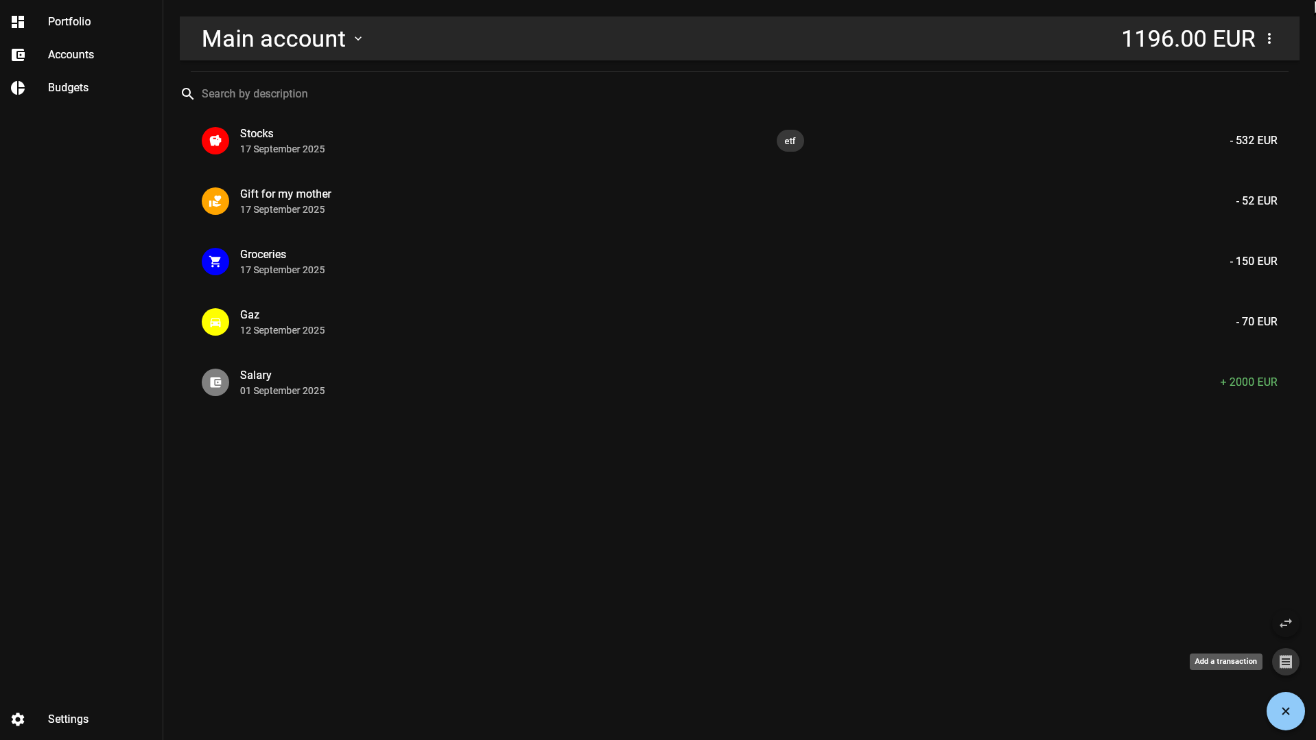 account