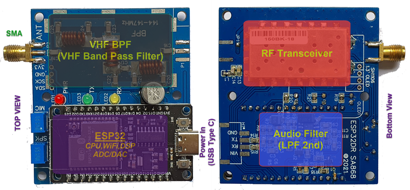 esp32dr_sa868_pcb