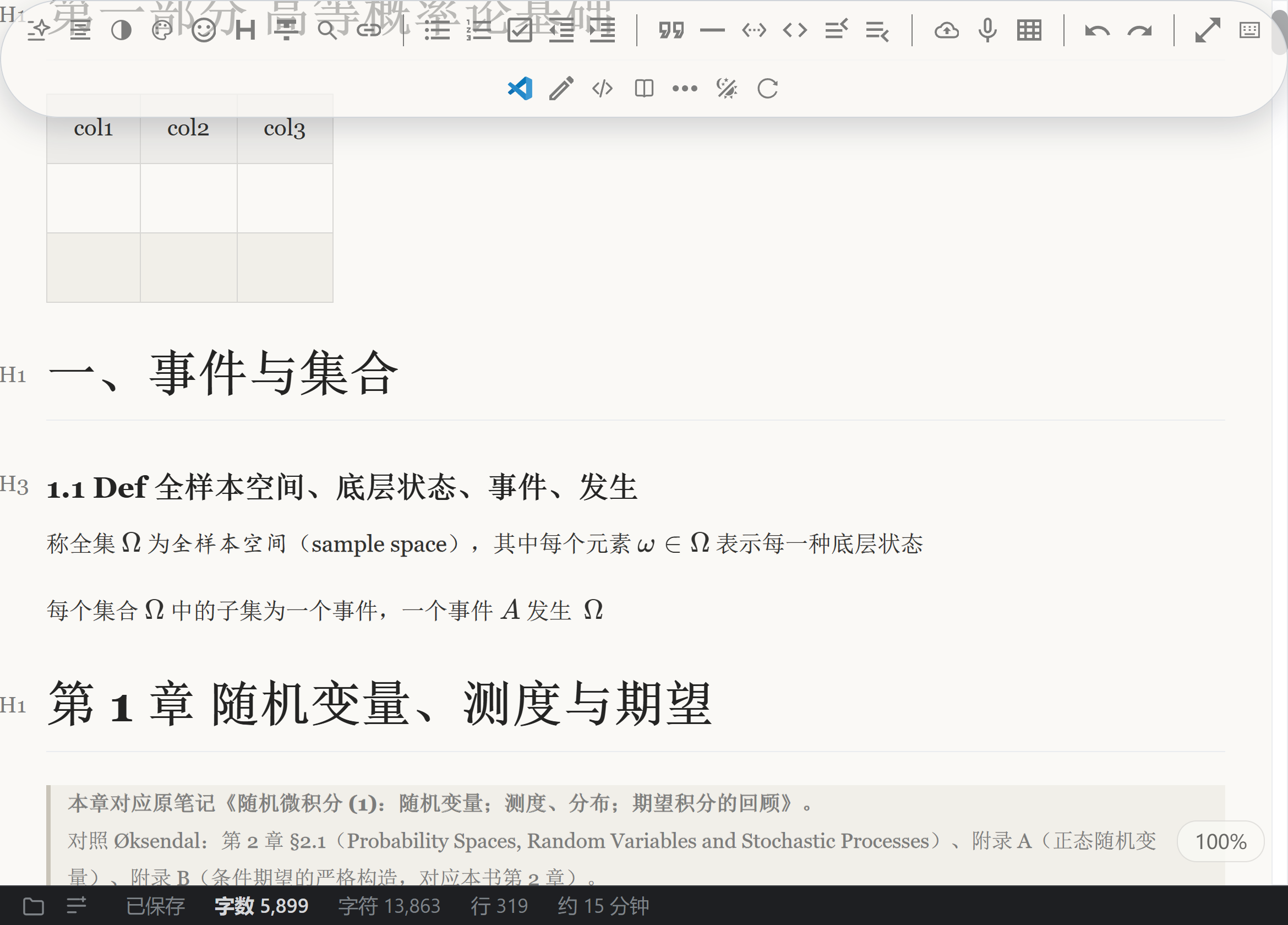 Translucent toolbar